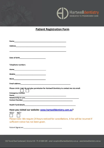Patient Form Example to be deleted