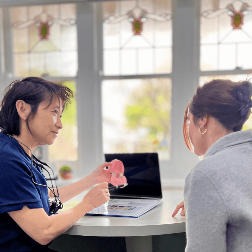 Dr Dana Talking To Patient